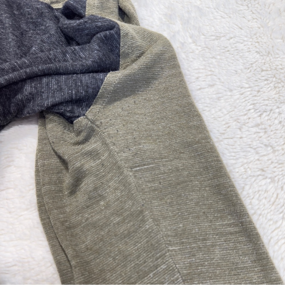 Prana Olive and Charcoal 3/4 Sleeve Shirt - Picture 9 of 10